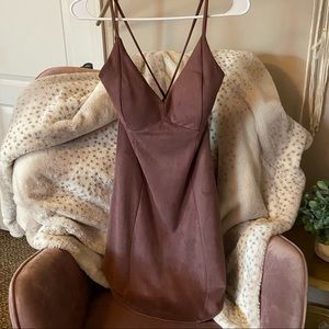 Faux Suede Dress from Windsor size L